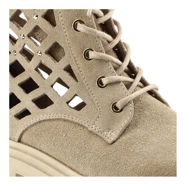 Členkové Topánky Carinii - B7039_-O17-000-000-E23 Beż