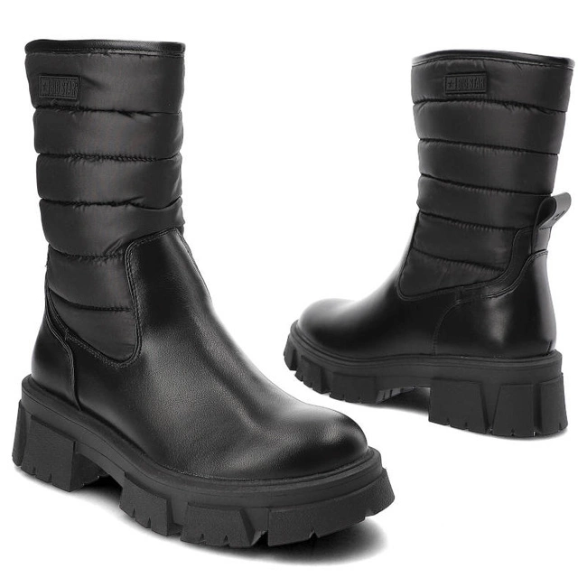 Čižmy Big Star - MM274068 Czarny