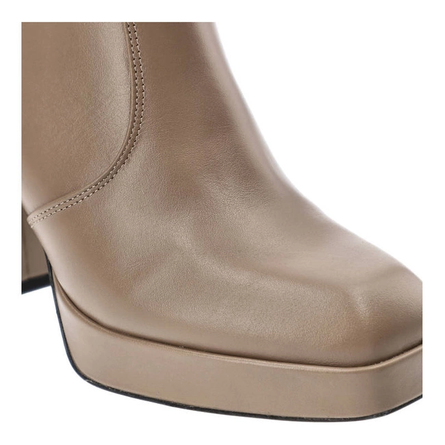 Členkové Topánky Chebello - 4213_-477-000-MIC-S214 Beżowy Ciemny