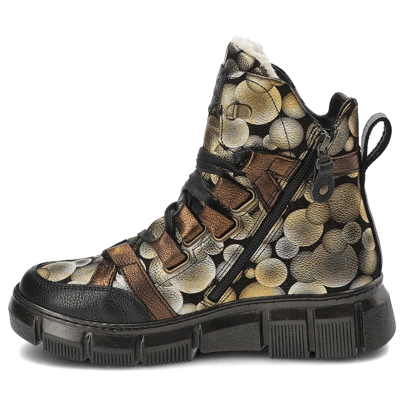 Šnúrovacie Členkové Topánky Maciejka - 06158-25/00-4 Złoto