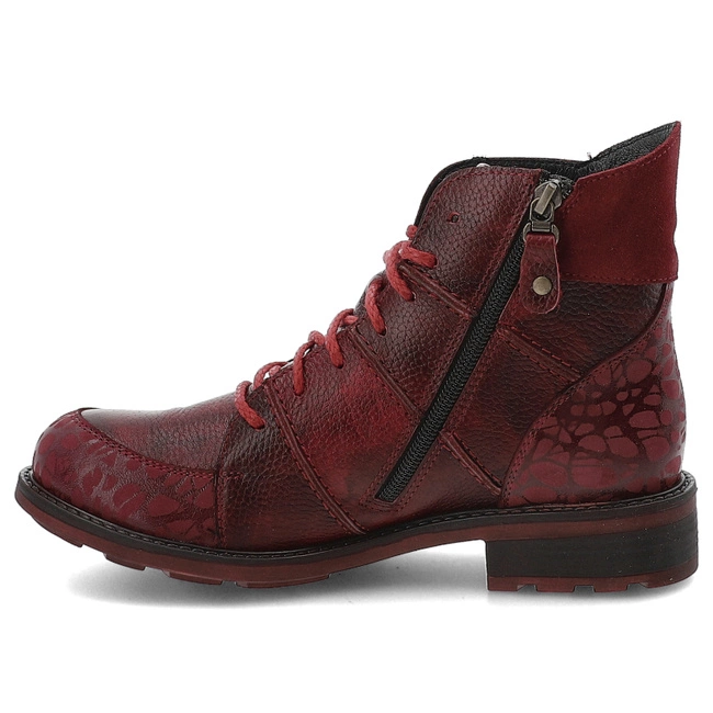 Šnúrovacie Členkové Topánky MACIEJKA - 07047-08/00-8 Czerwony