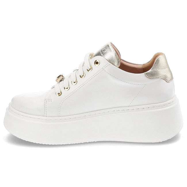 Tenisky Libero - 3010 Biały+Złoty 10/111