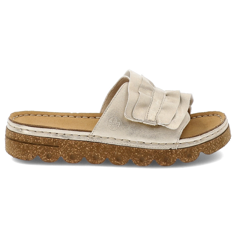 Šľapky RIEKER - V8763-60 Beige