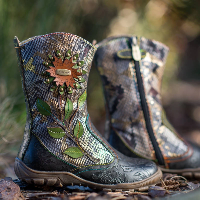 Čižmy Laura Vita - Ivcriao 12 SO3092-T-12 Noir