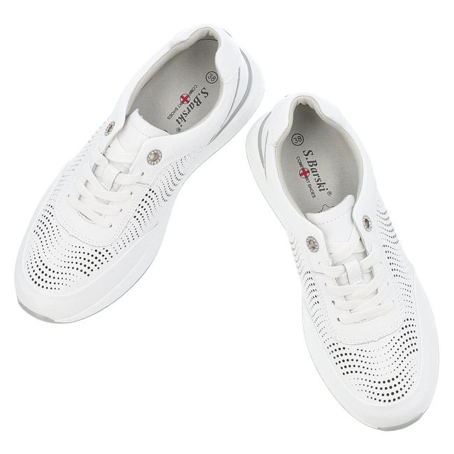 Tenisky S.BARSKI - LR51-551 White