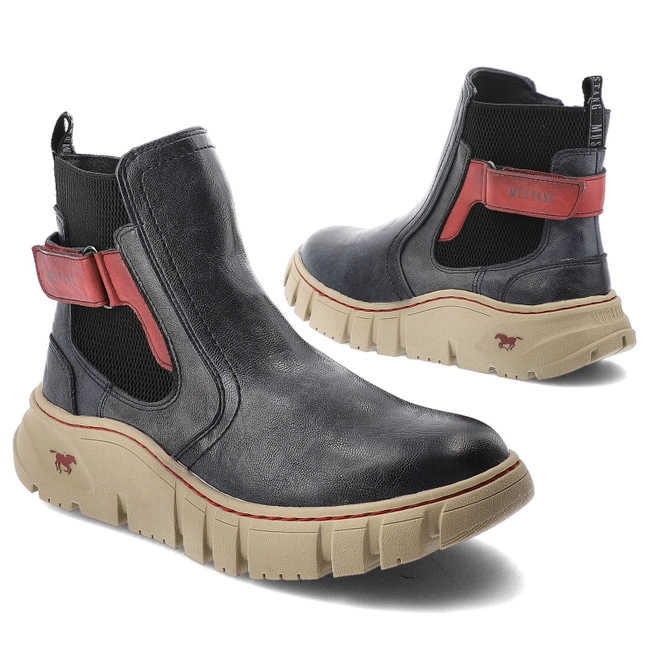 Členkové Topánky Mustang - 1499-603-820 Navy