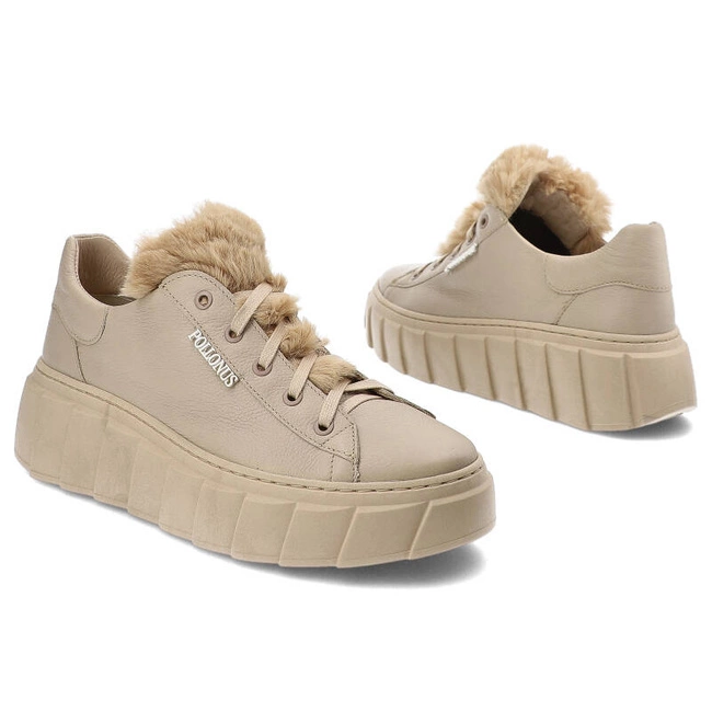 Tenisky Pollonus - 5-1616-001 Vanilia Verona+Królik