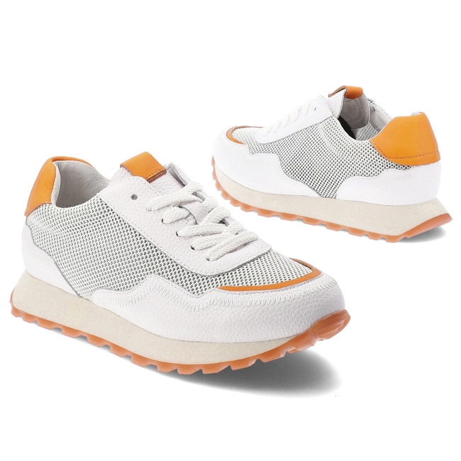 Tenisky CAMBELL - 25-00596WH Biały