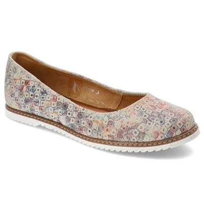 Baleríny Maciejka - 02467-04/00-5 Jasne Kwadraty