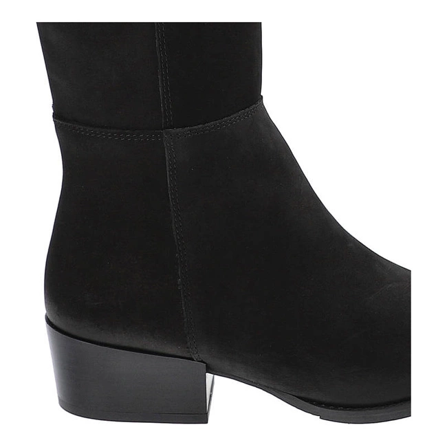 Čižmy Gamis - 3847 Czarny Nubuk