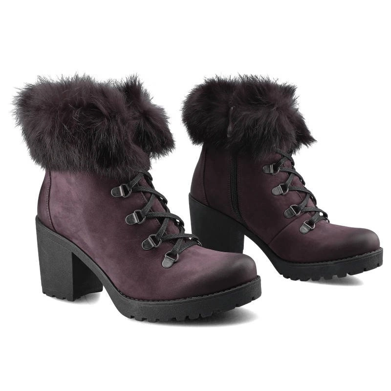 Členkové Topánky Lemar - 60178 S.Burgund/Królik