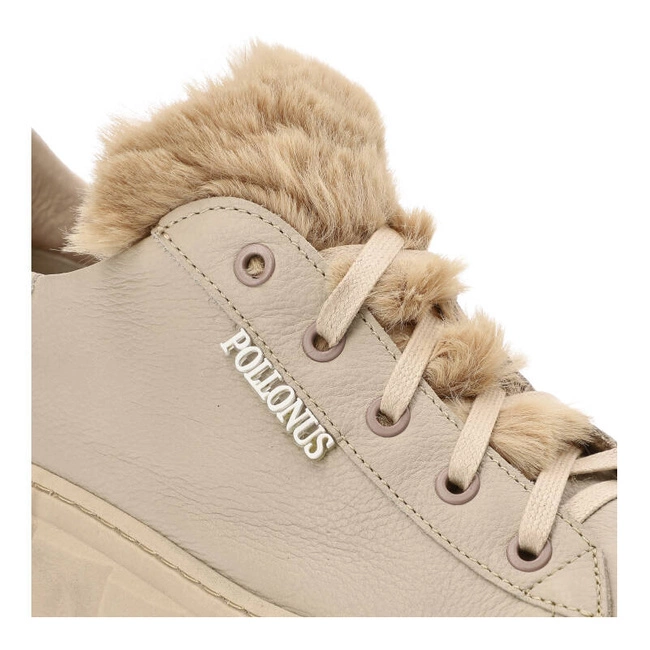 Tenisky Pollonus - 5-1616-001 Vanilia Verona+Królik