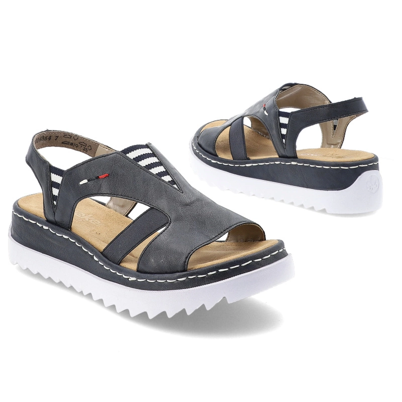 Sandále RIEKER - V44Y5-14 Blue