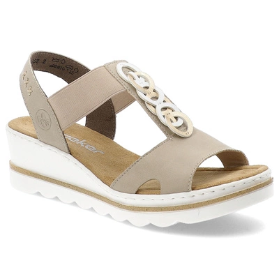 Sandále RIEKER - 67498-62 Beige