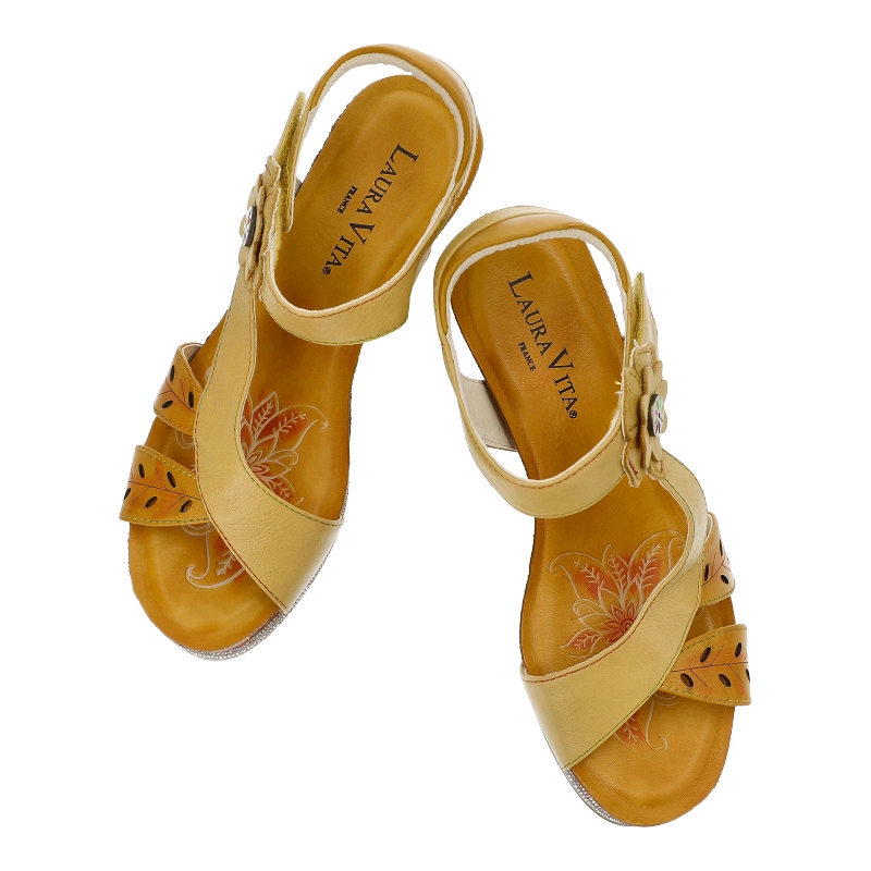 Sandále Laura Vita - Hacdeo 22 SL14598-22 Jaune