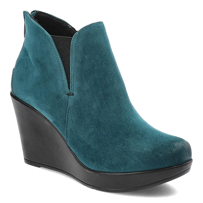 Členkové Topánky Karino - 0977/058-F Niebieski/Zamsz