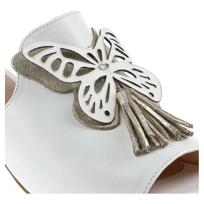 Šľapky Damiss - DS-521/8 Białe Lico