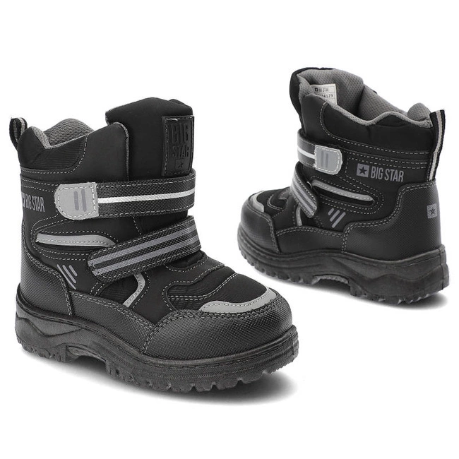 Čižmy Big Star - MM374129 Czarny