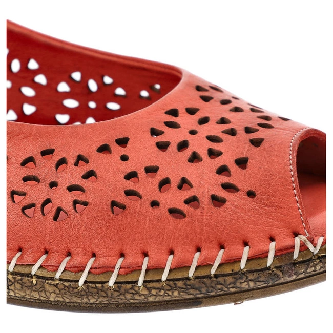 Sandále Lanqier - 38C297 Czerwony