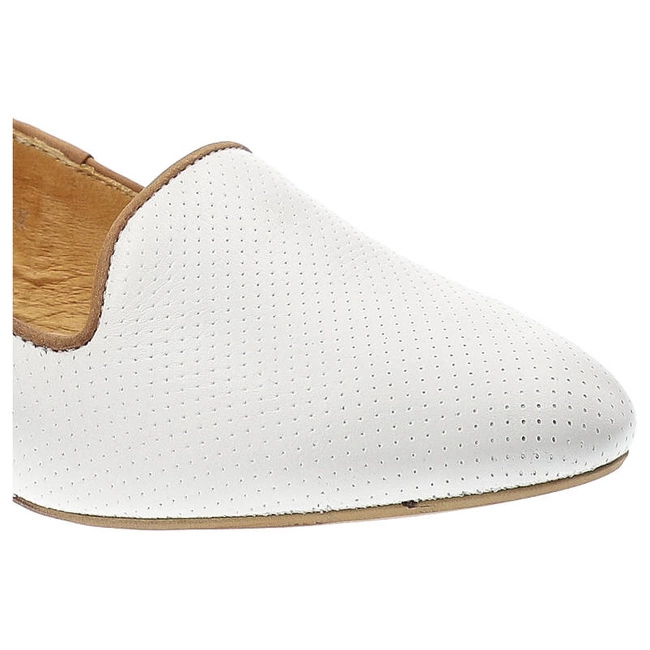 Baleríny Carinii - B2128_-967-528-000-846 Nappa Biała / Angel 1222