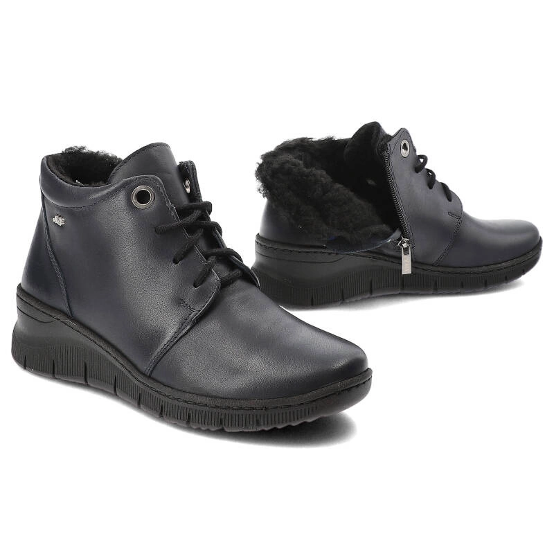 Šnúrovacie Členkové Topánky Armodo - 1177 K8 Granat