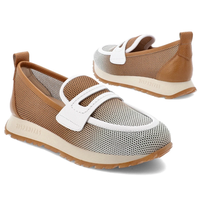 Poltopánky HISPANITAS - BHV254043 Borneo-V25 Cuoio Cervo-V25 Cuoio