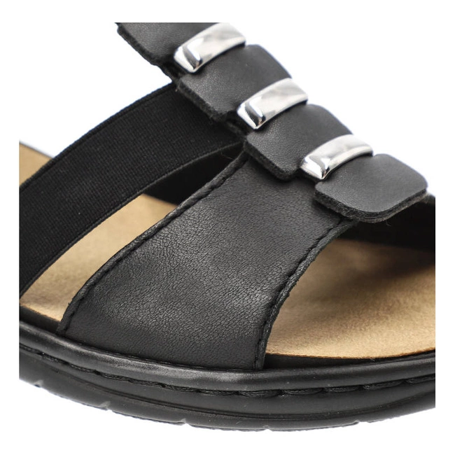 Sandále Rieker - 64580-00 Black
