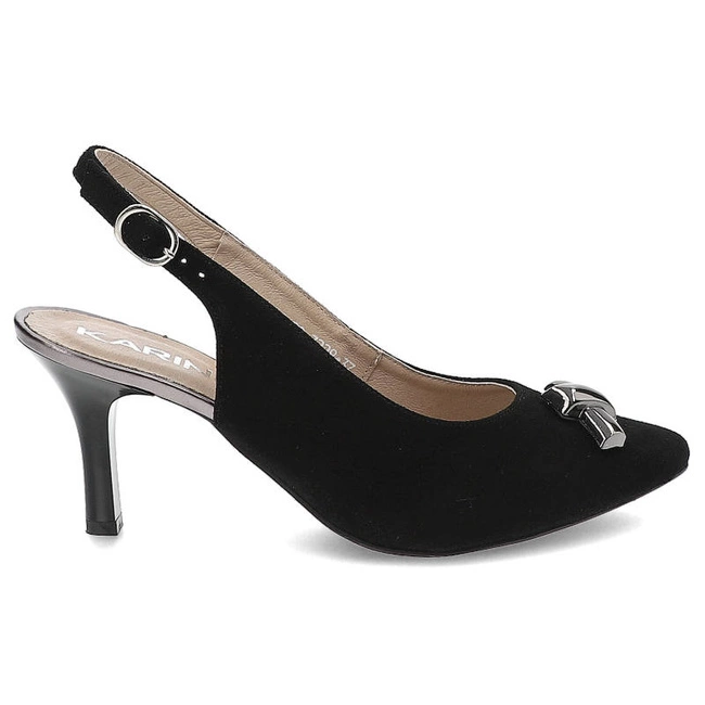 Sandále Karino - 3228/003-P Czarny/Welur