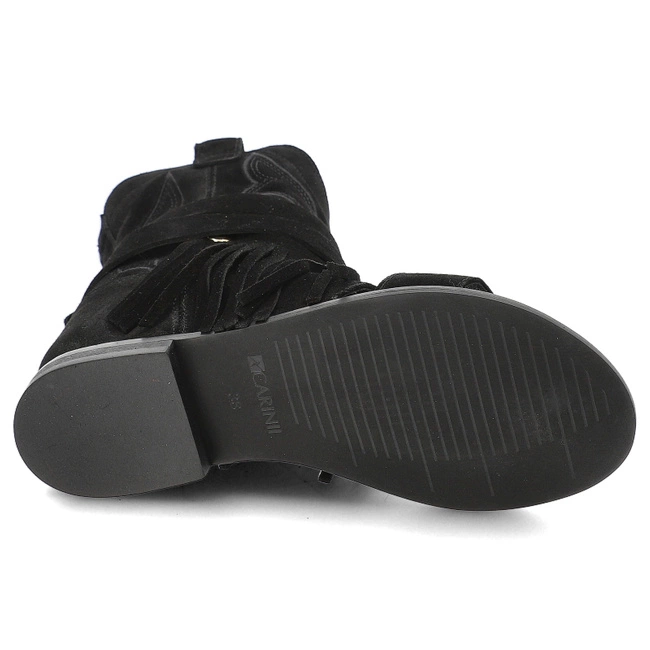 Členkové Topánky Carinii - B9573_-H20-000-000-B89 Czarny