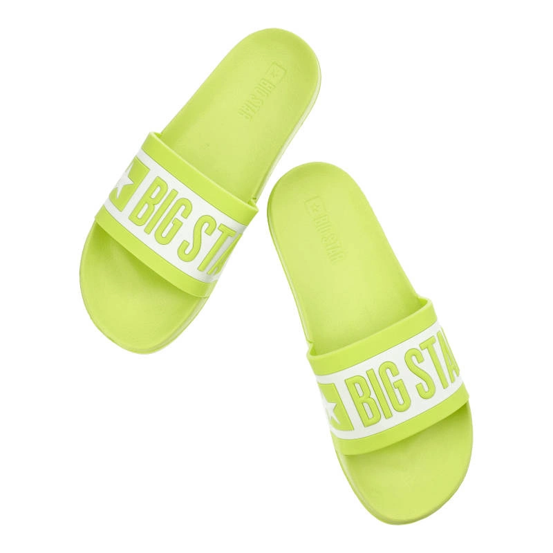 Šľapky Big Star - LL274742 Limonka