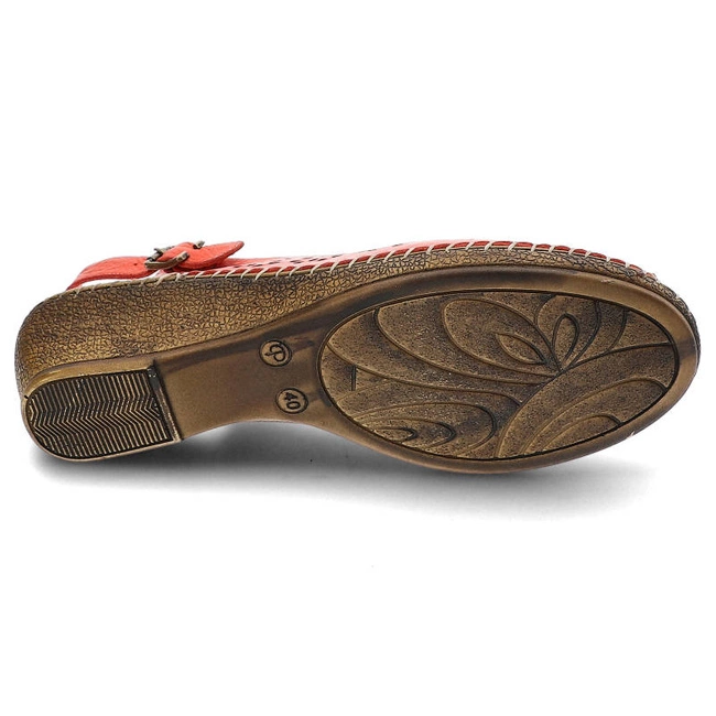 Sandále Lanqier - 38C297 Czerwony