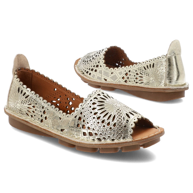 Baleríny RAVINI - VT59 Gold