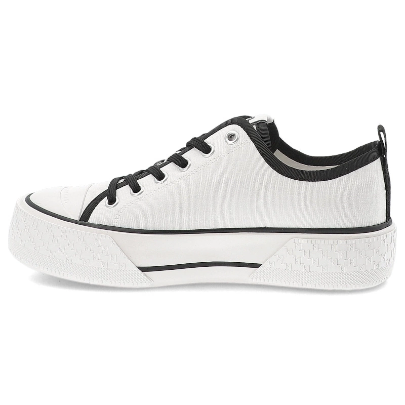 Plátenky KARL LAGERFELD - KL60614T 911 White Canvas
