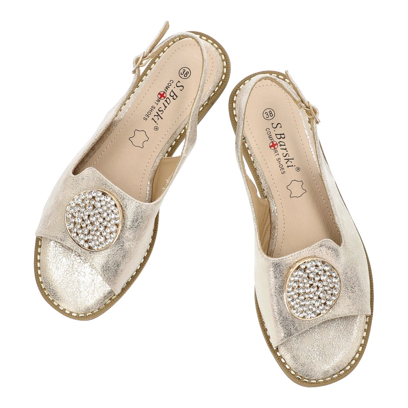 Sandále S.BARSKI - KV51-083 Lt.Gold