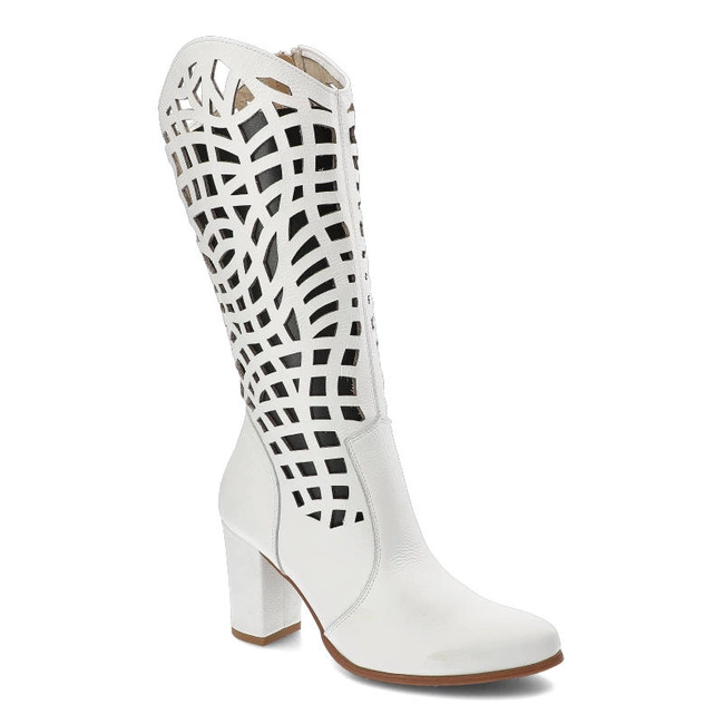 Čižmy Exquisite - 1423 Biały