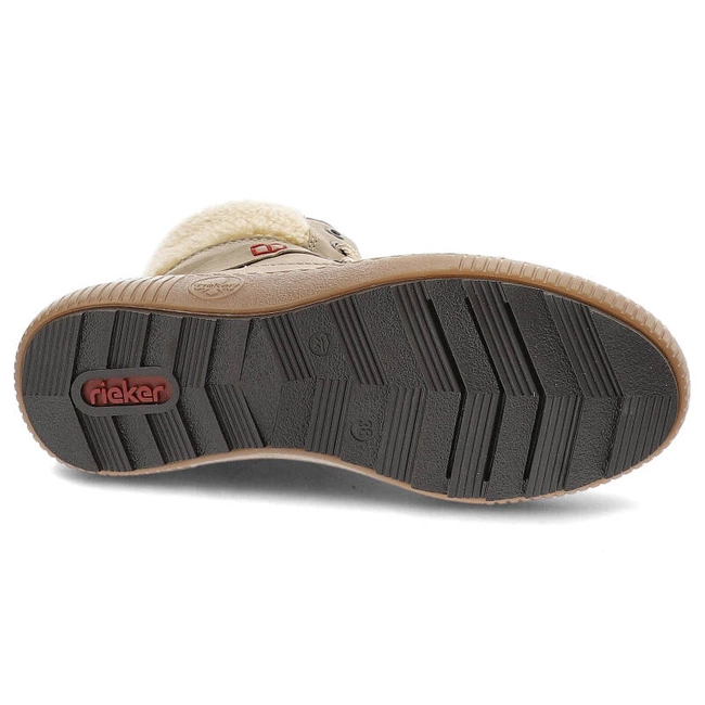 Šnúrovacie Členkové Topánky Rieker - Z6638-64 Beige