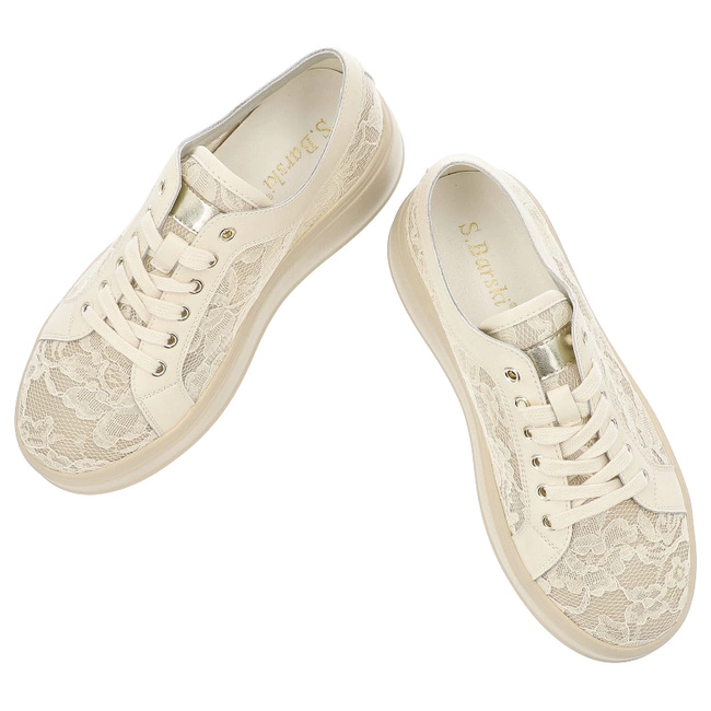 Tenisky S.BARSKI - HY51-059 Beige