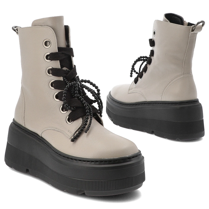 Členkové Topánky KARINO - 5759/022-F Beż/Lico