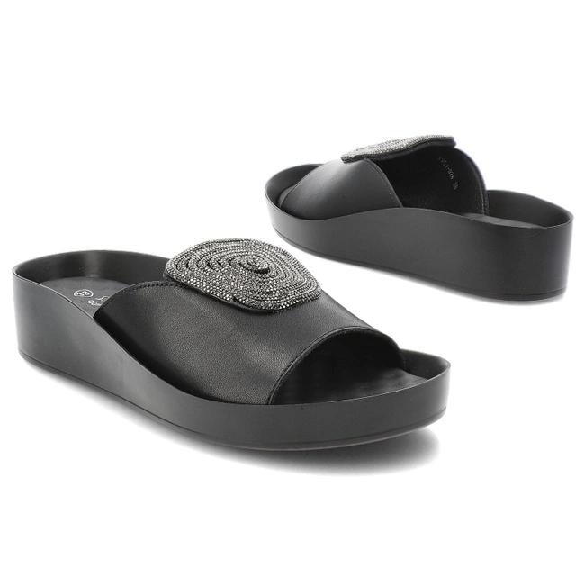 Šľapky S.BARSKI - KV51-028 Black