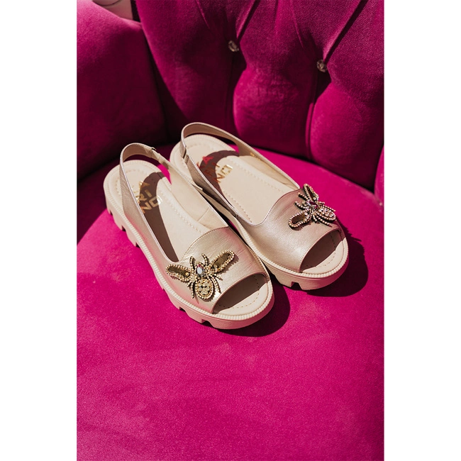 Sandále Karino - 5196/074-P Złoty/Lico