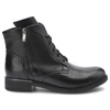 Šnúrovacie Členkové Topánky Pollonus - 5-1005-001 Czarny Lico