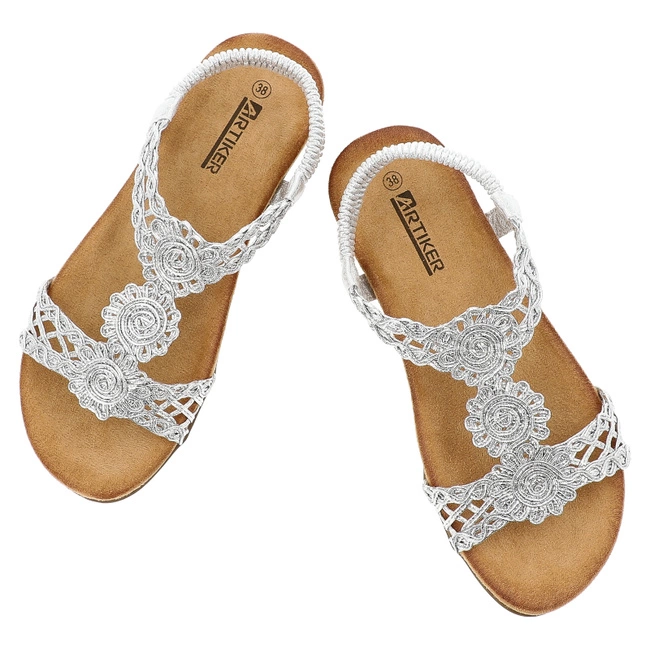 Sandále ARTIKER - 56C1282 Srebrny