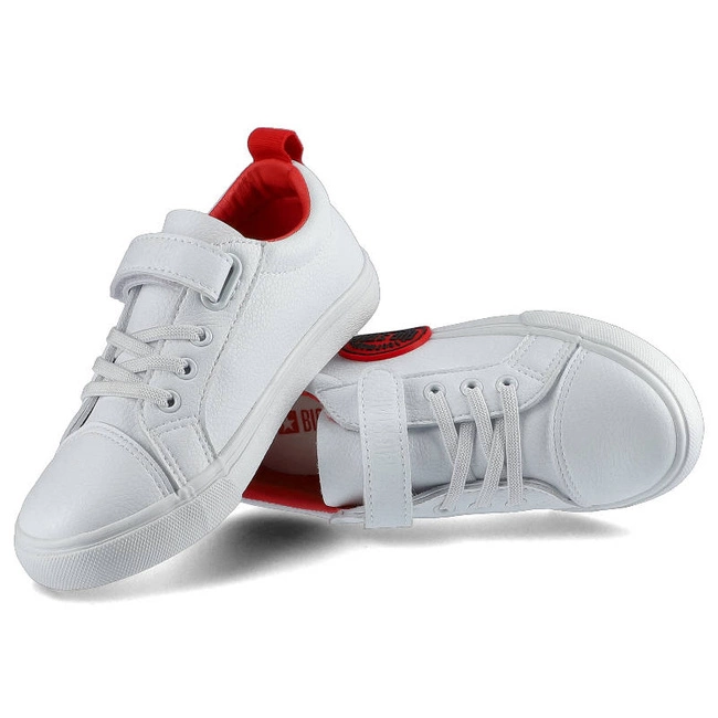 Plátenky Big Star - FF374088 Biały/Czerwony