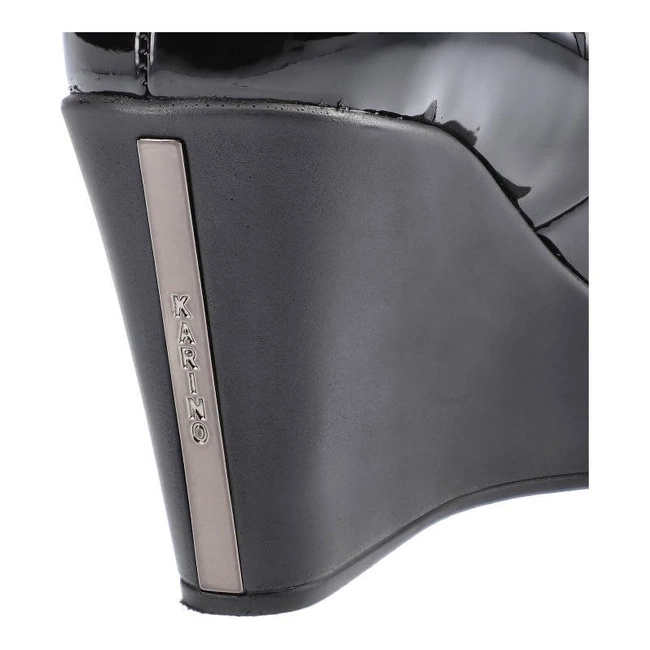 Lodičky Karino - 1224/090-P Czarny Lak