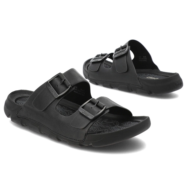 Šľapky JEEP - Daytona JM51131A 062 Black