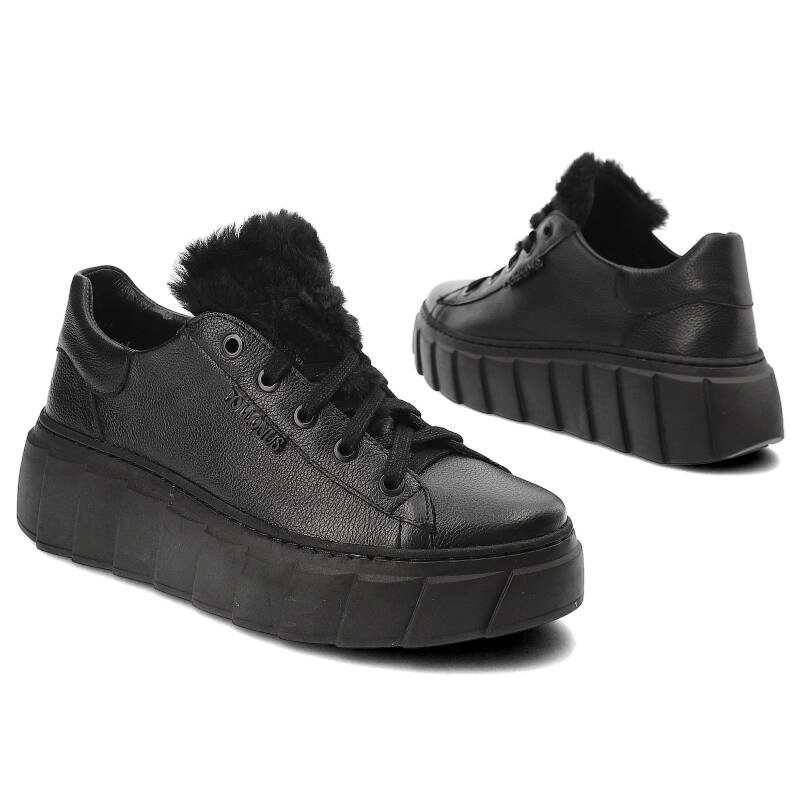 Tenisky Pollonus - 5-1616-002 Czarny Verona