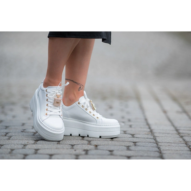 Tenisky Chebello - 4426_-059-000-PSK-S332 Biały