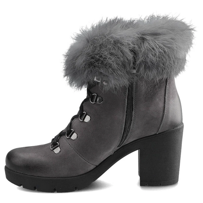 Členkové Topánky Lemar - 60178 S.Grafit/Królik