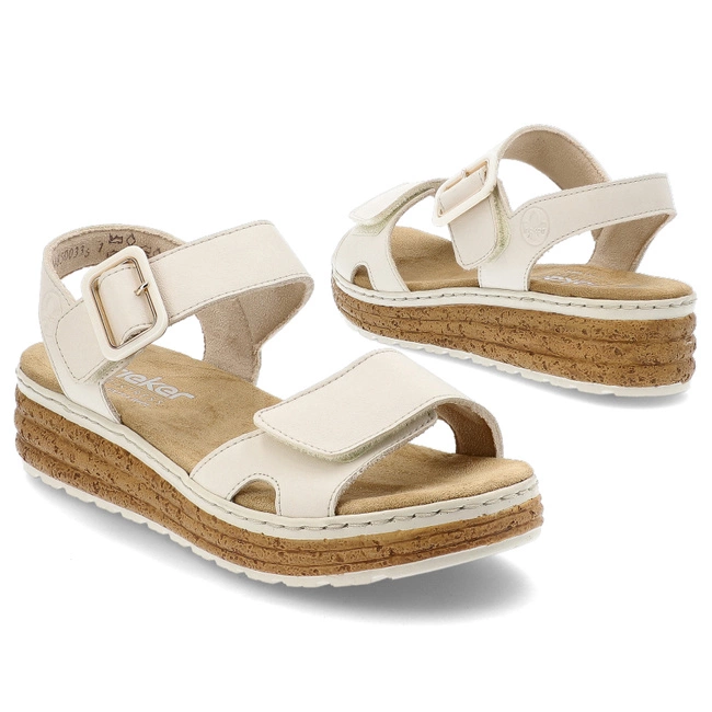 Sandále RIEKER - 62760-60 Beige