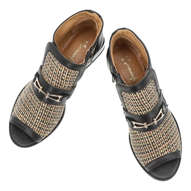 Členkové Topánky MACIEJKA - 06934-39/00-1 Czarny+Beż